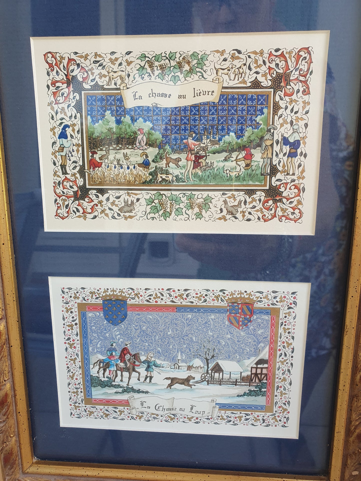 Paire de gravures