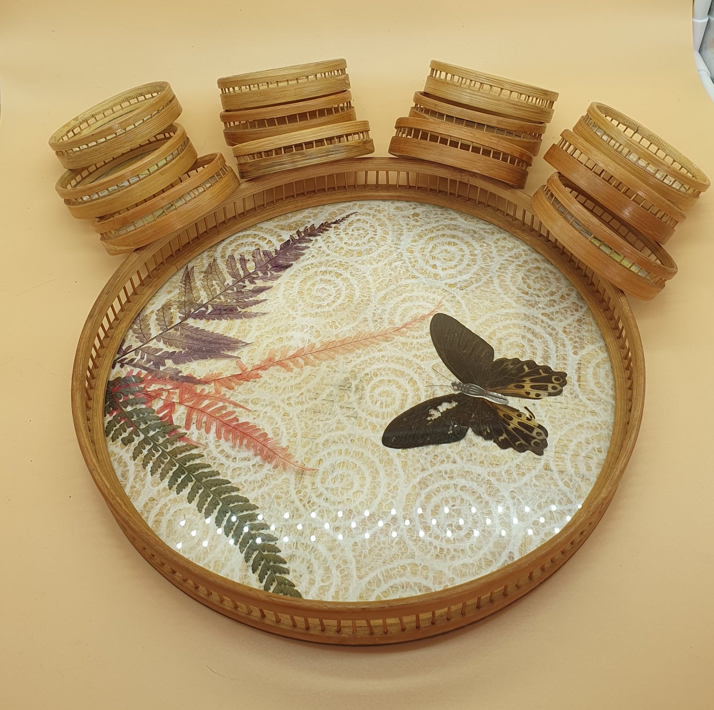 Plateau et dessous de verres