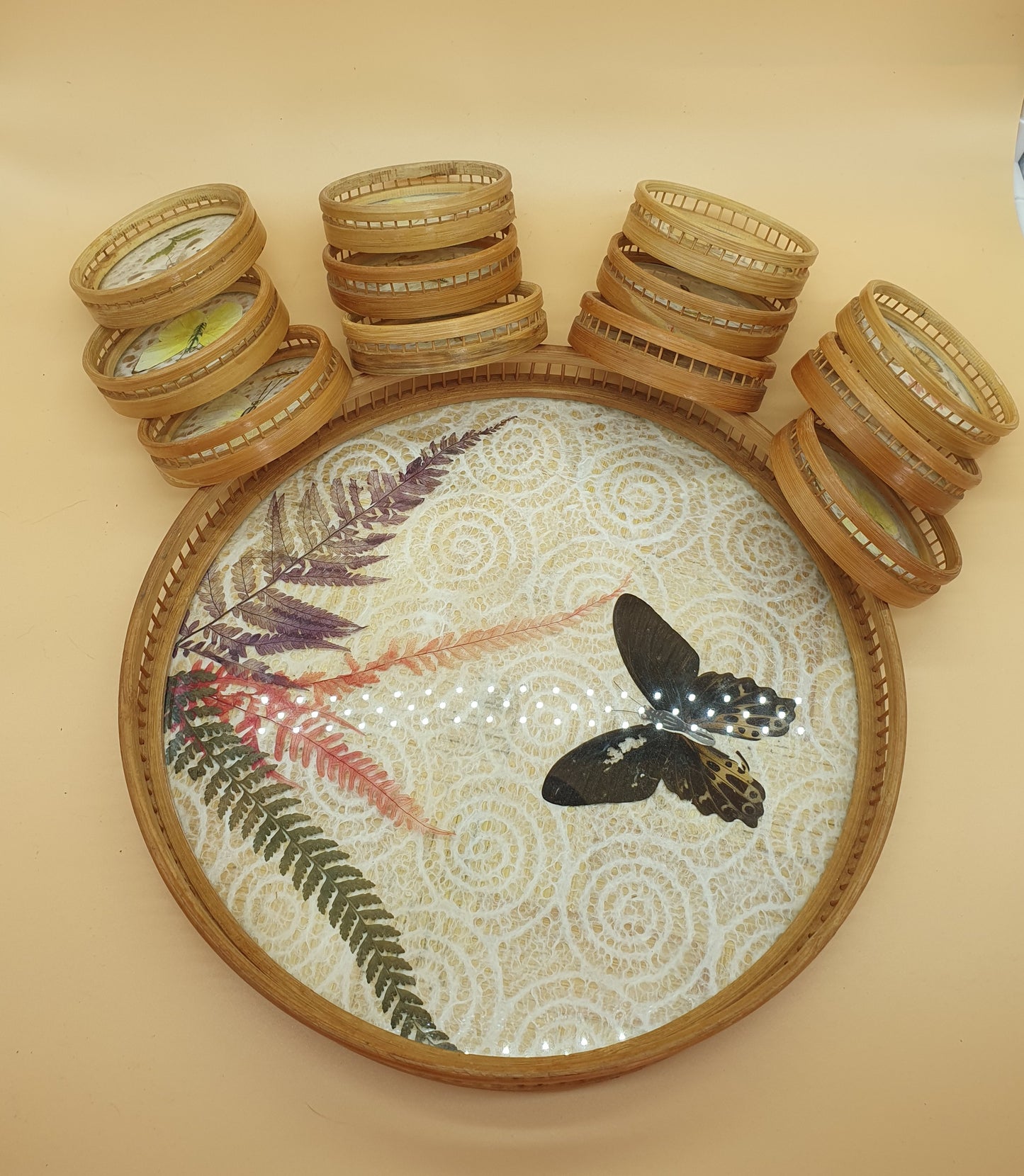 Plateau et dessous de verres