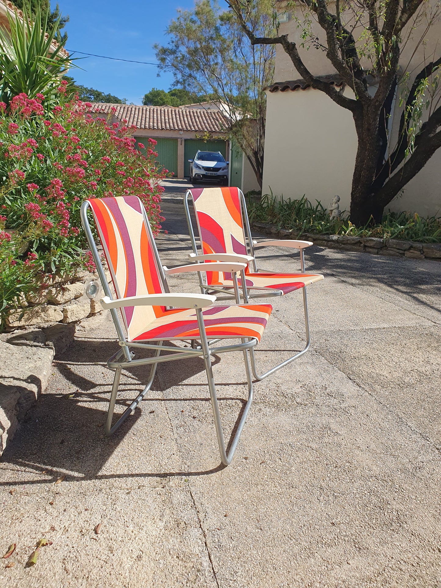 Paire de fauteuils de camping