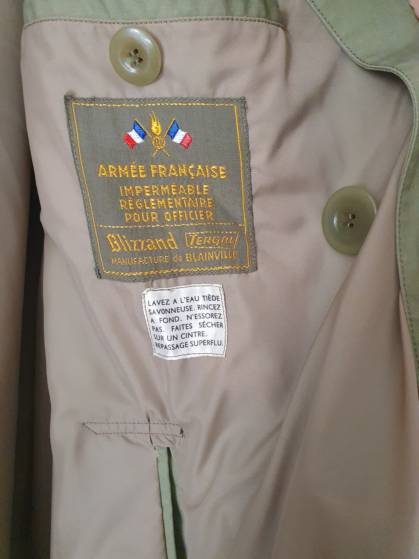 Imperméable militaire