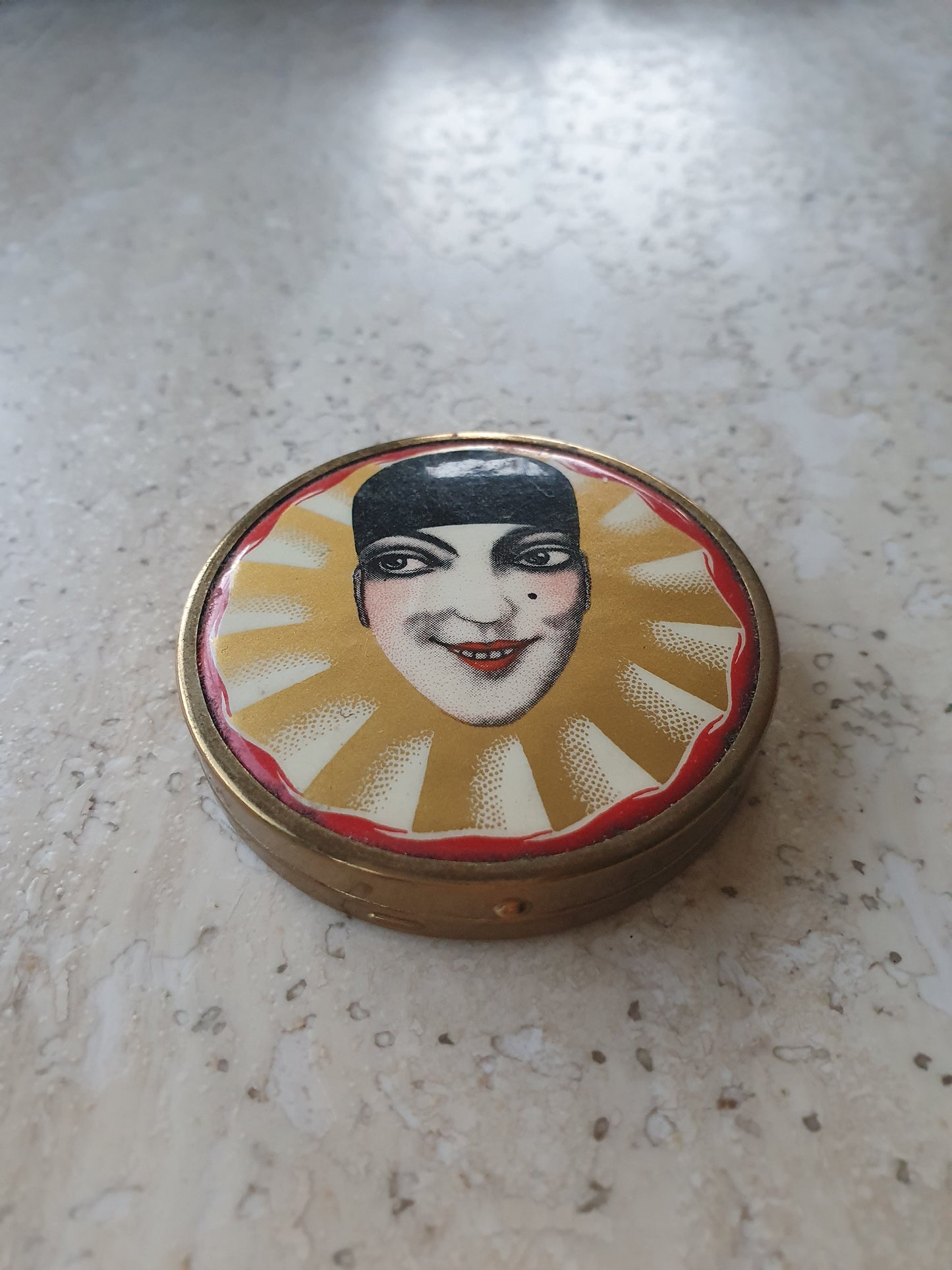 Poudrier Tokalon Art Déco