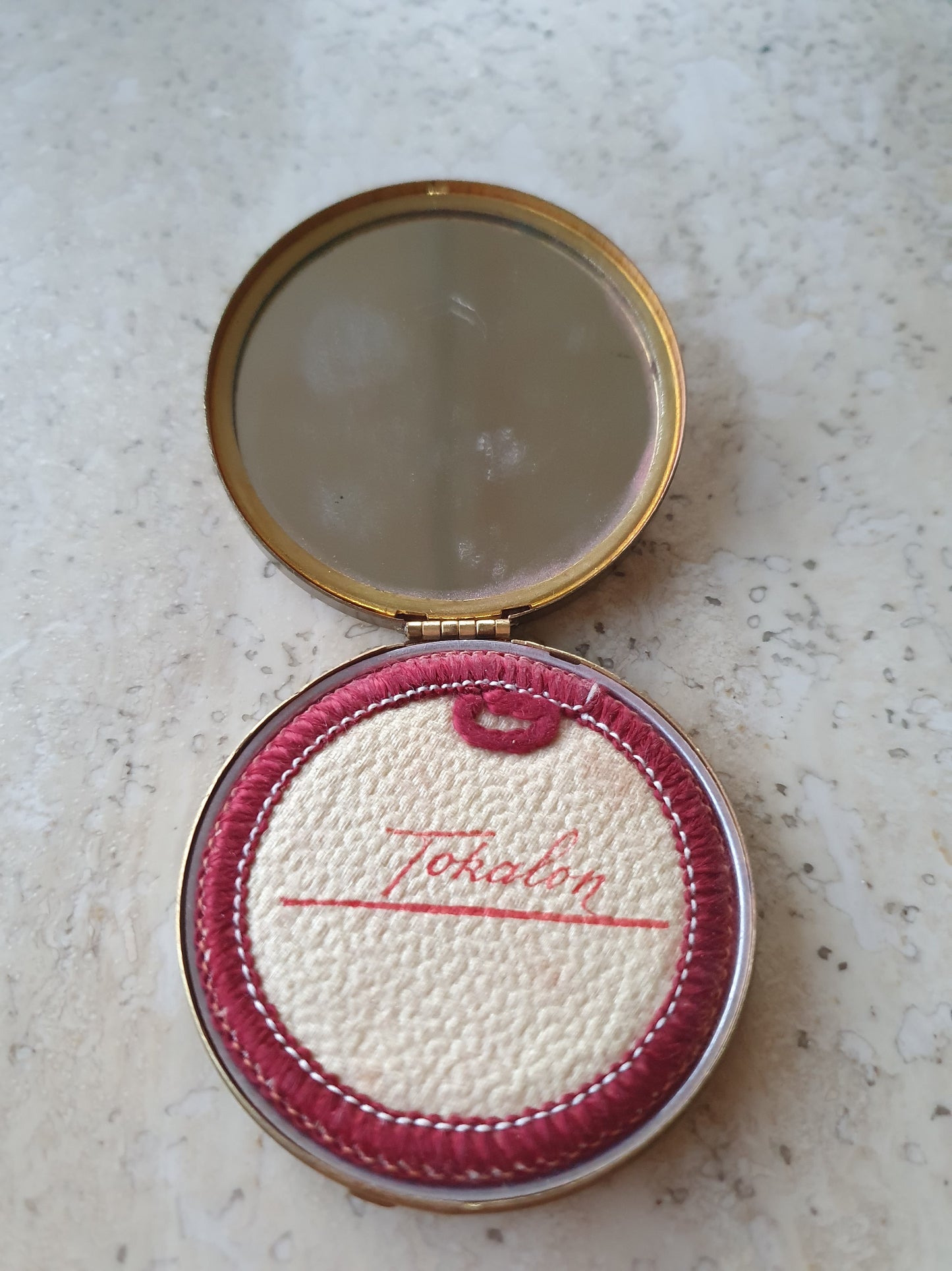 Poudrier Tokalon Art Déco