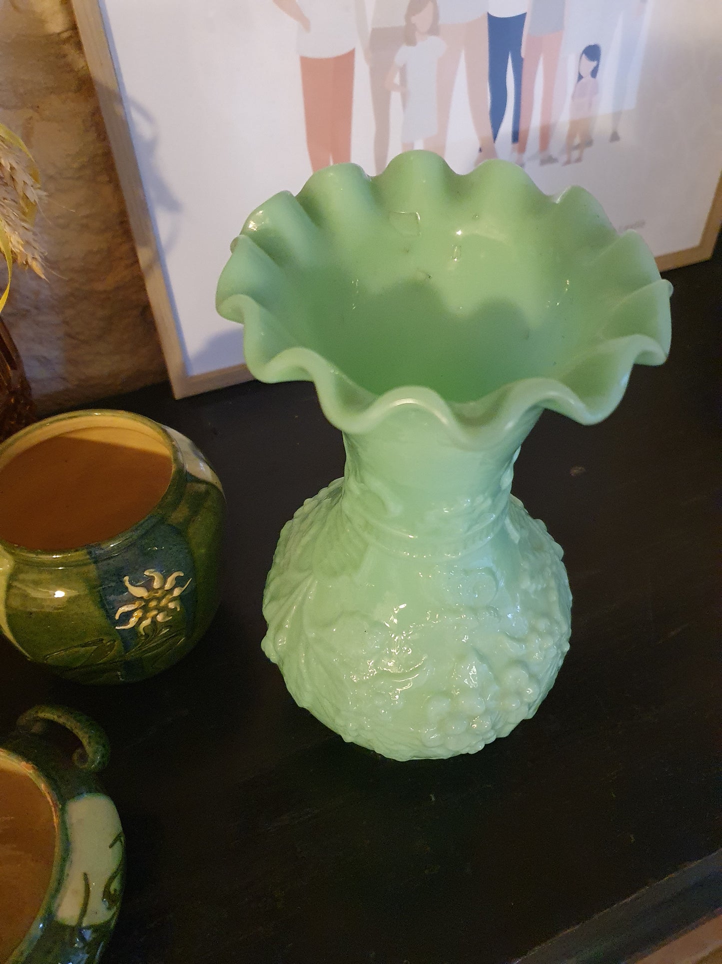 Vase opaline