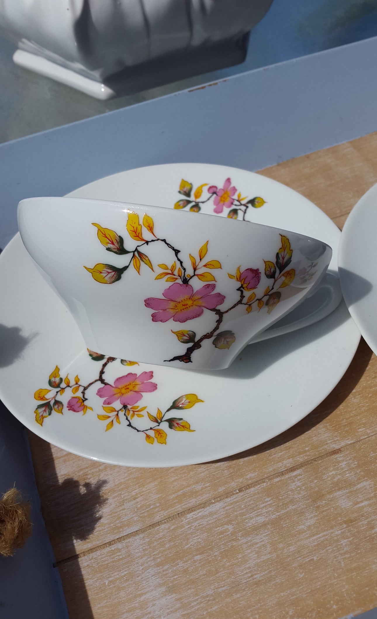 Duo de déjeuners porcelaine