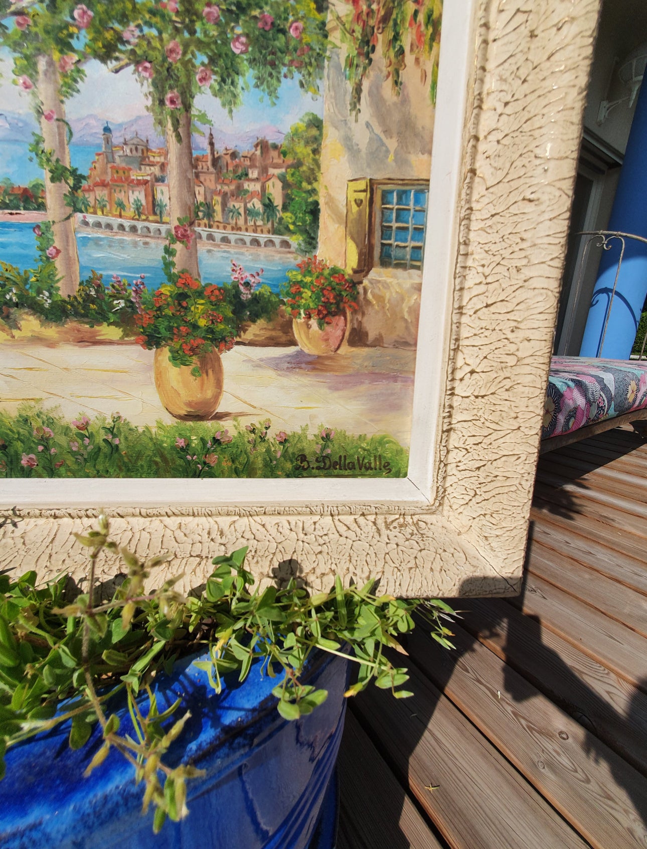 Huile sur bois B.DELLA VALLE