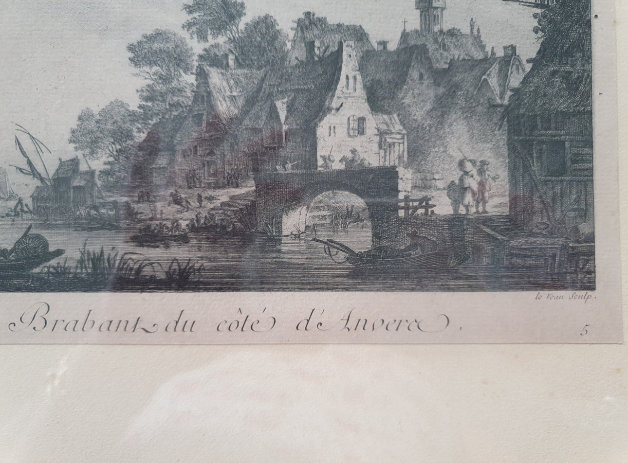 Gravure 18 ème par Jean Jacques LE VEAU
