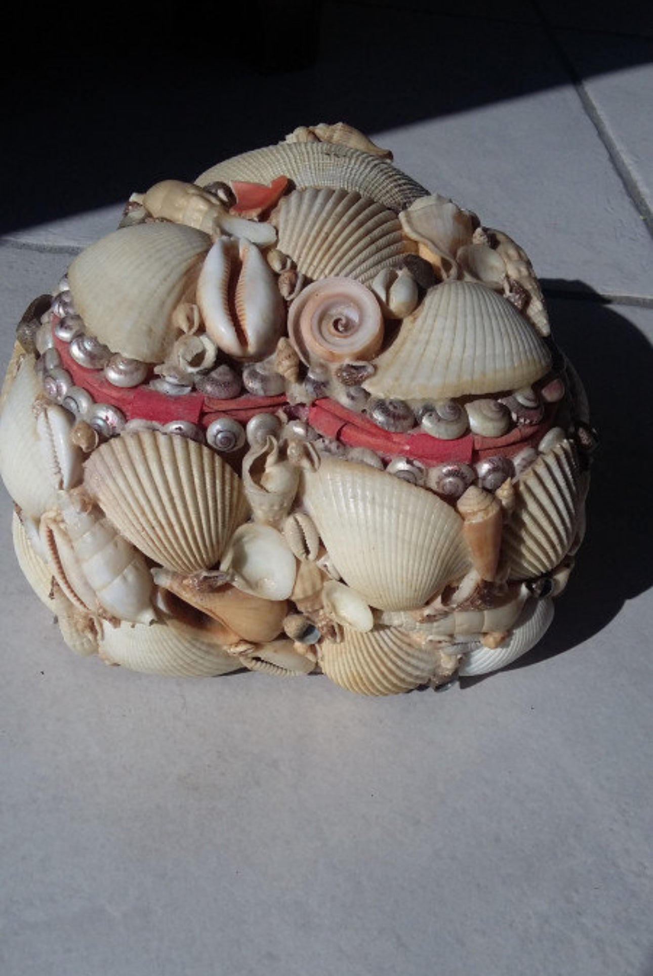Coffrets à bijoux en coquillages
