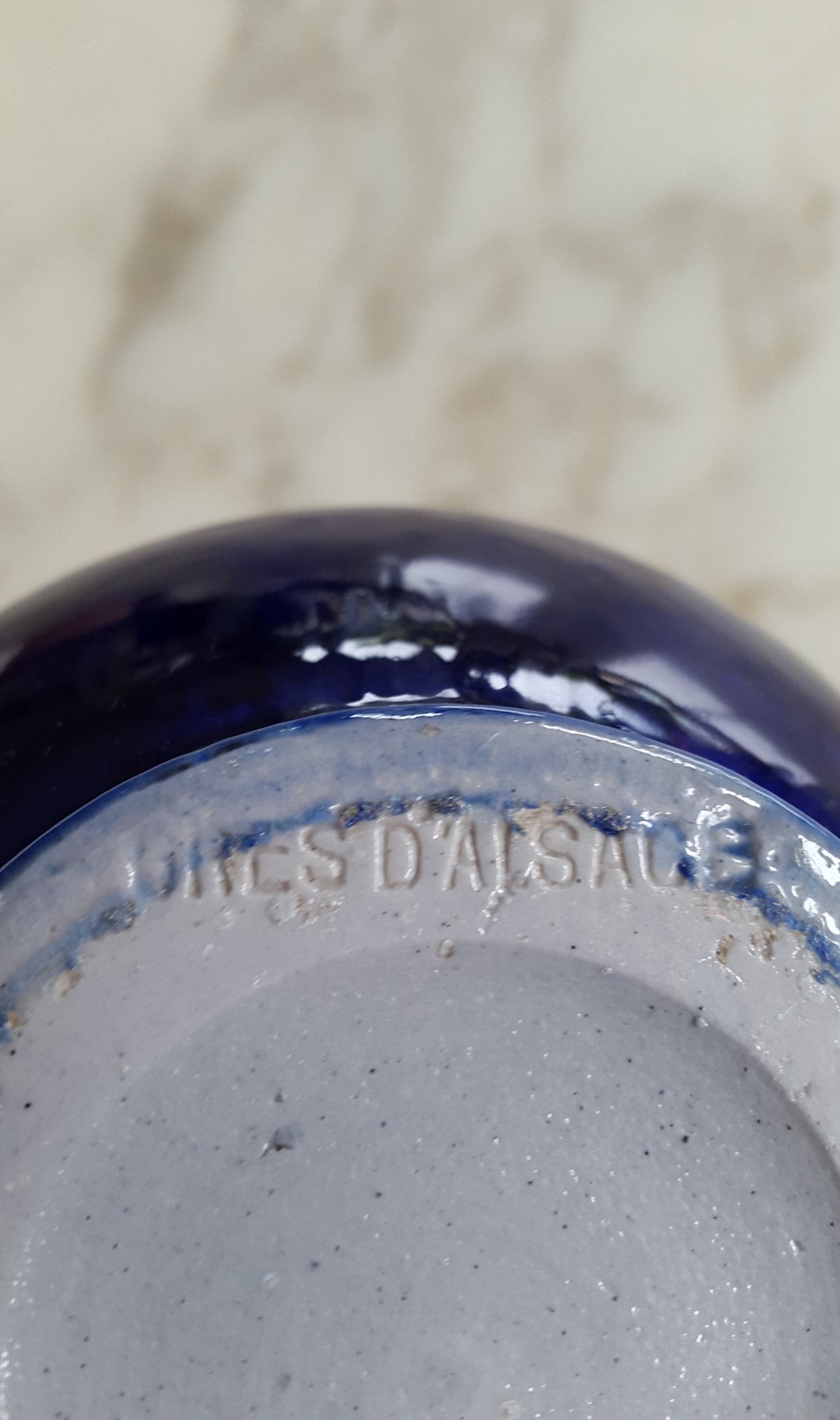 Vase grès au sel C.BURGER