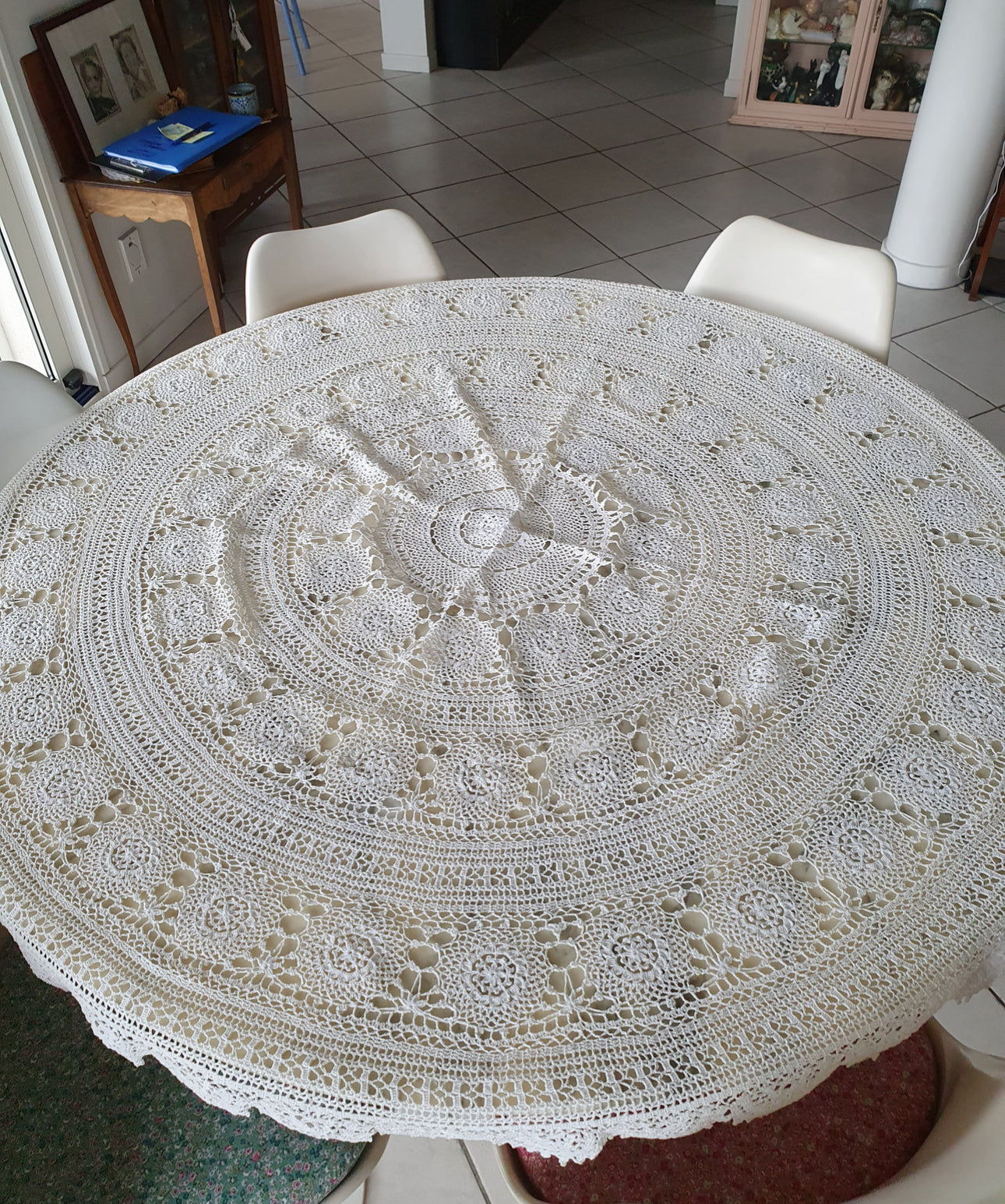 Nappe au crochet ancienne