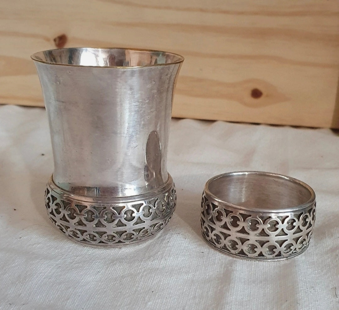Timbale et rond de serviette
