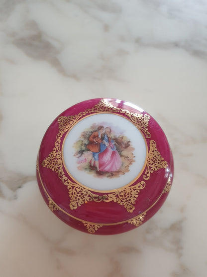 Boite porcelaine