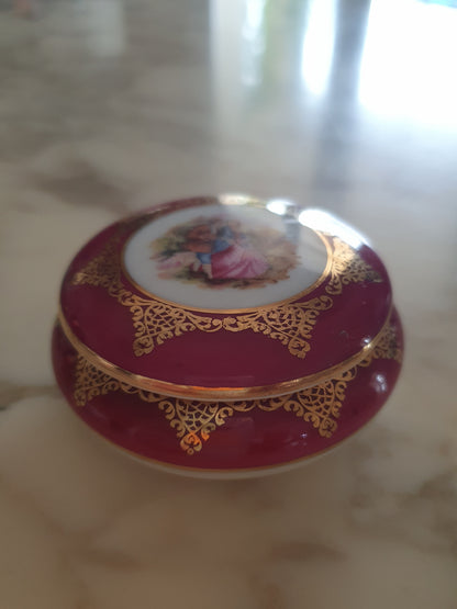 Boite porcelaine