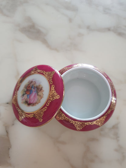 Boite porcelaine
