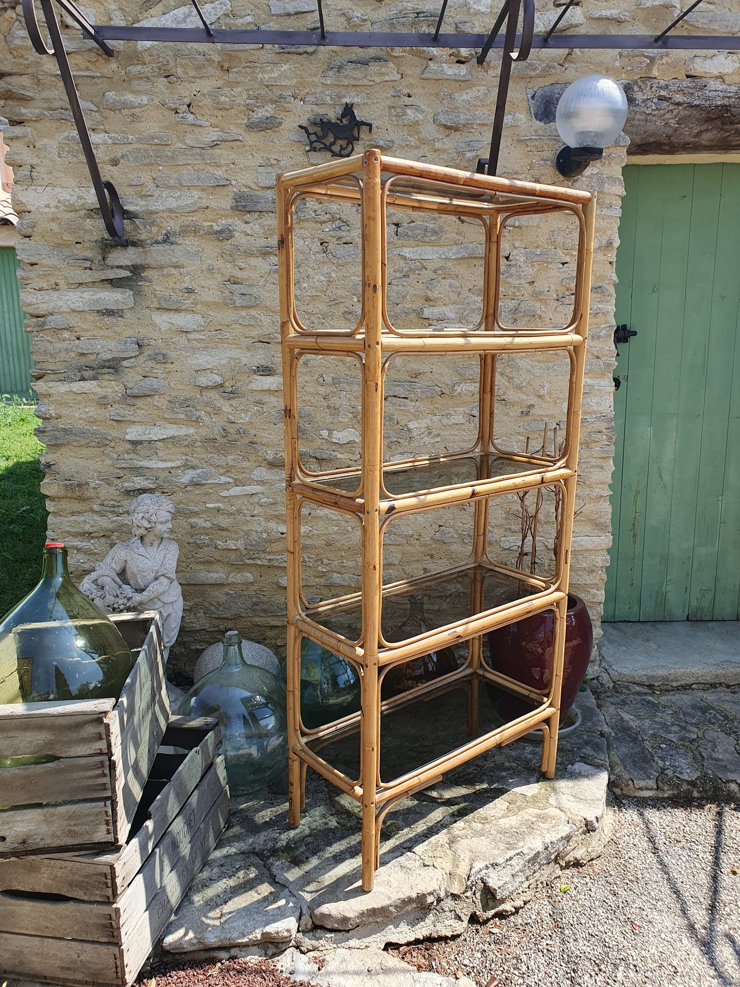Étagère bambou 70's