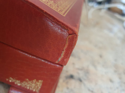 Coffre à courrier en cuir