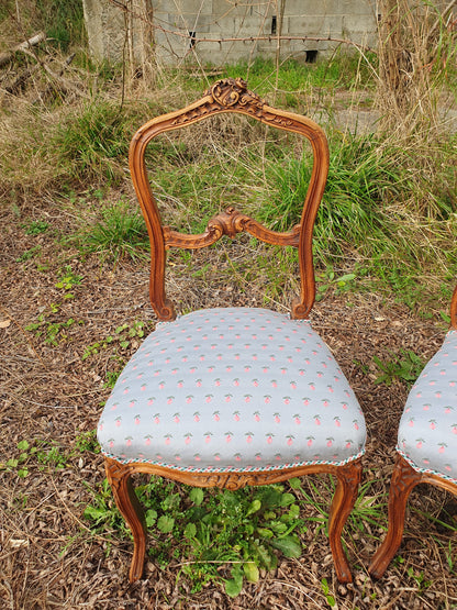 Paire de chaises Louis XV