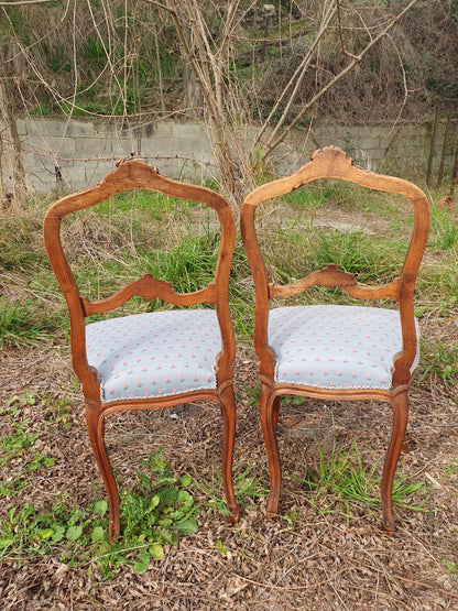 Paire de chaises Louis XV