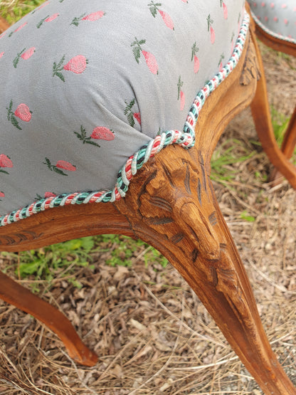 Paire de chaises Louis XV