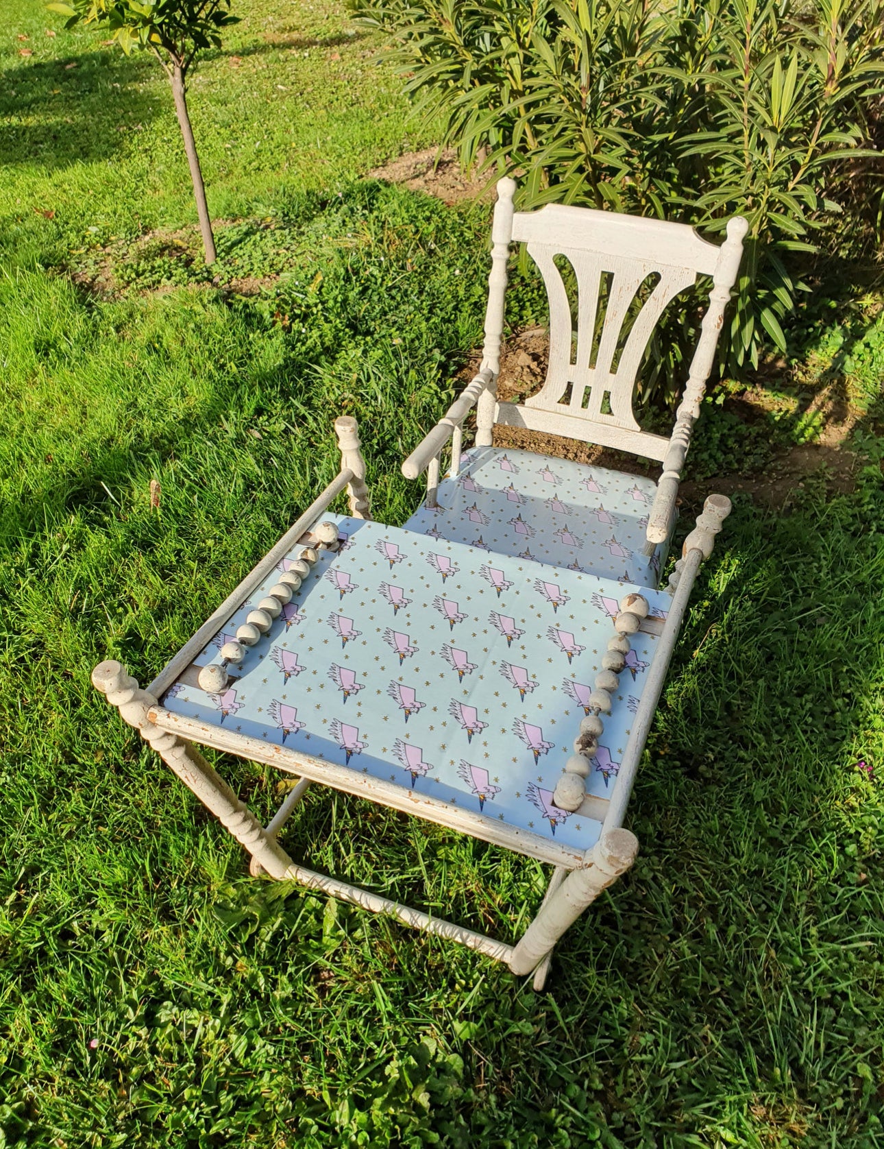 Chaise haute vintage