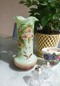 Vase opaline verte