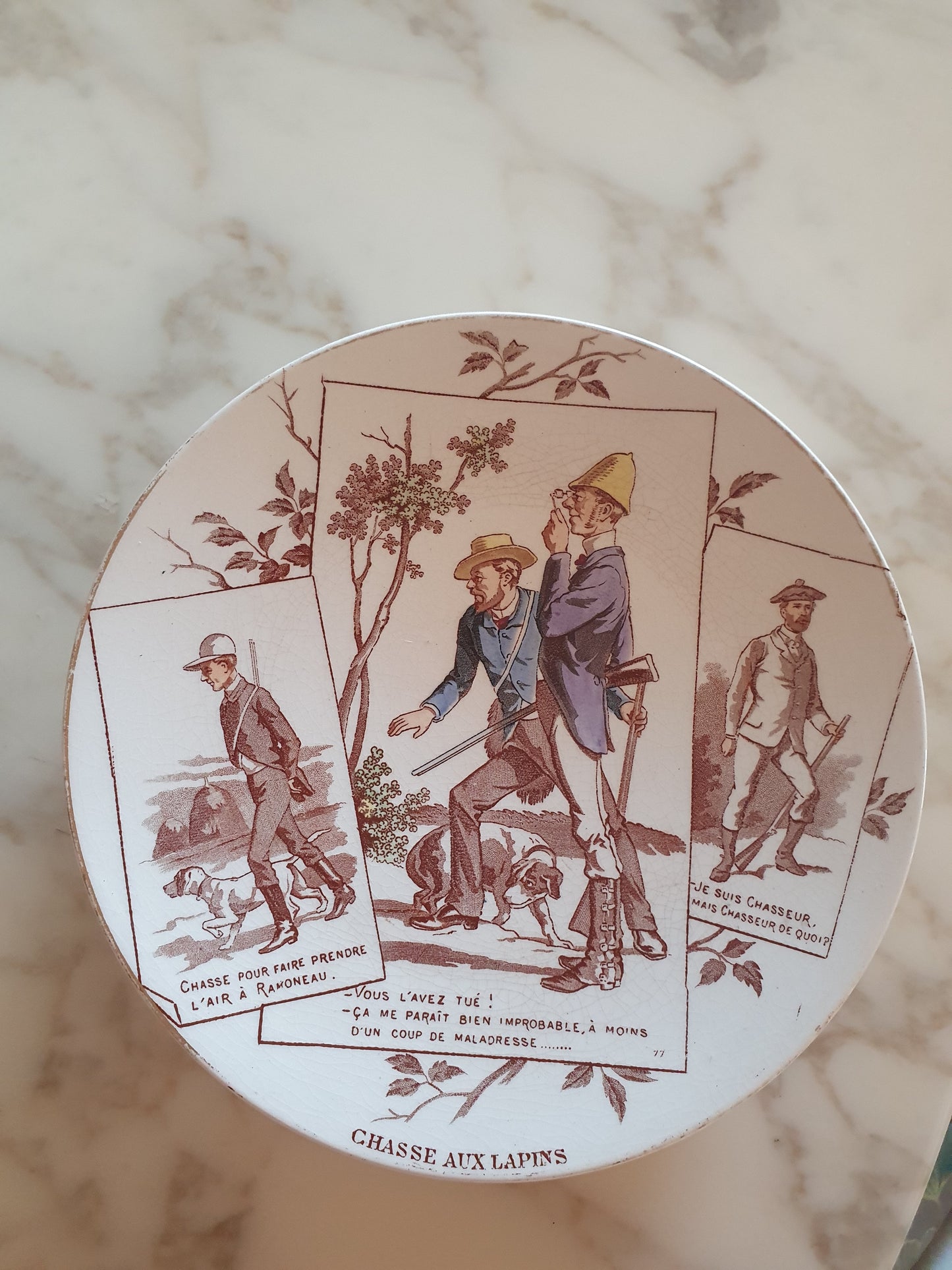 Assiettes Sarreguemines