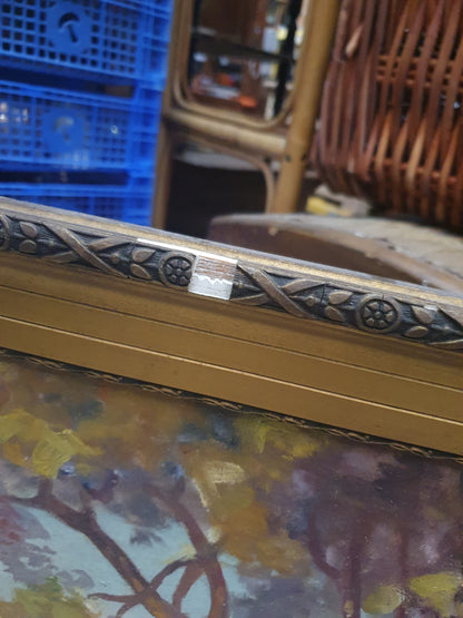 Paire d'huiles sur toile.