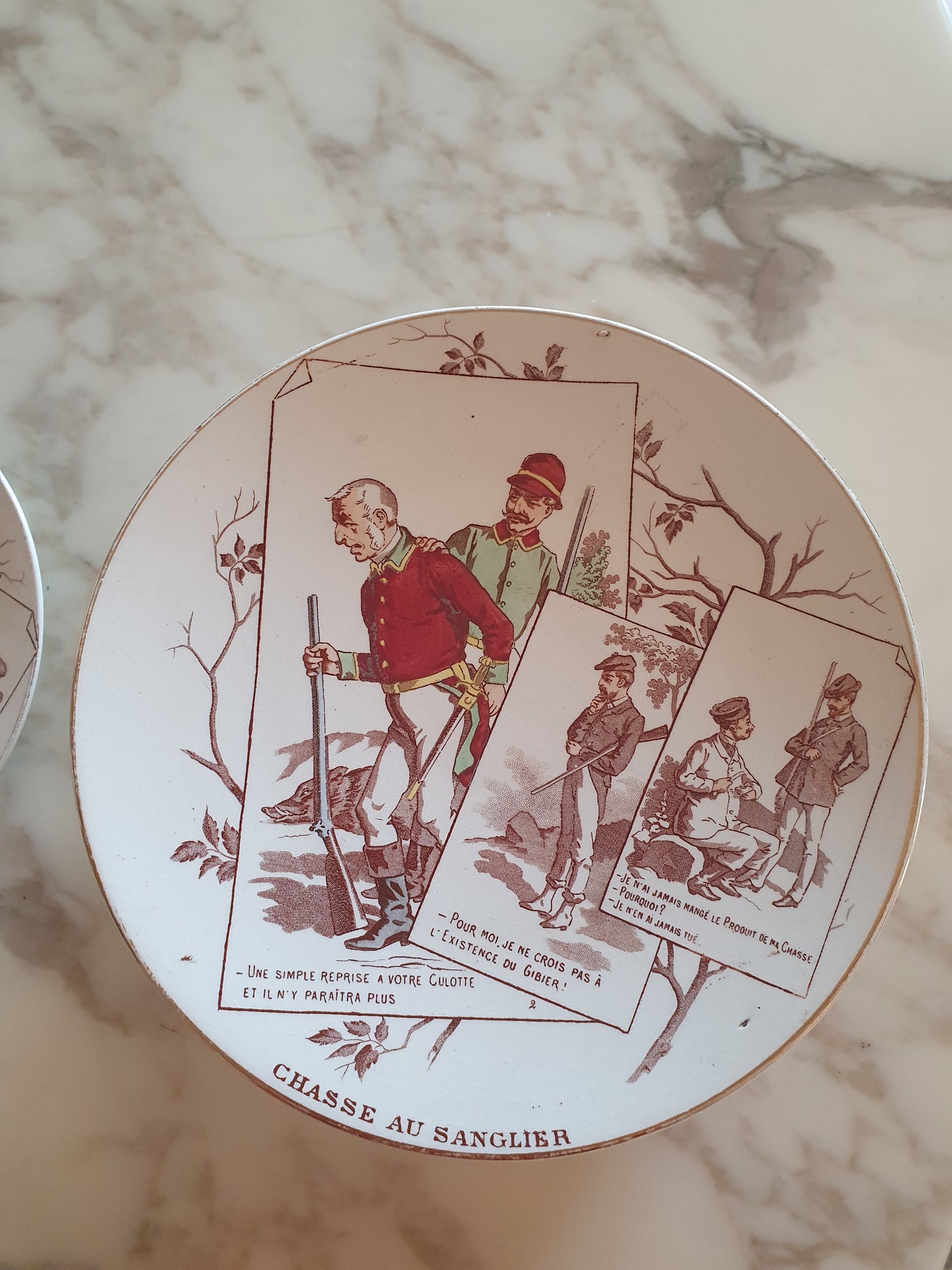 Assiettes Sarreguemines