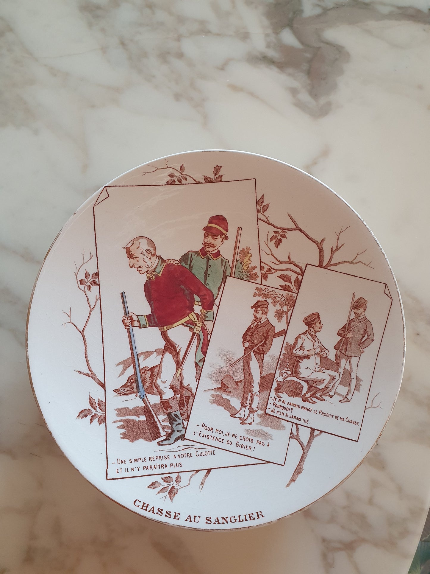Assiettes Sarreguemines