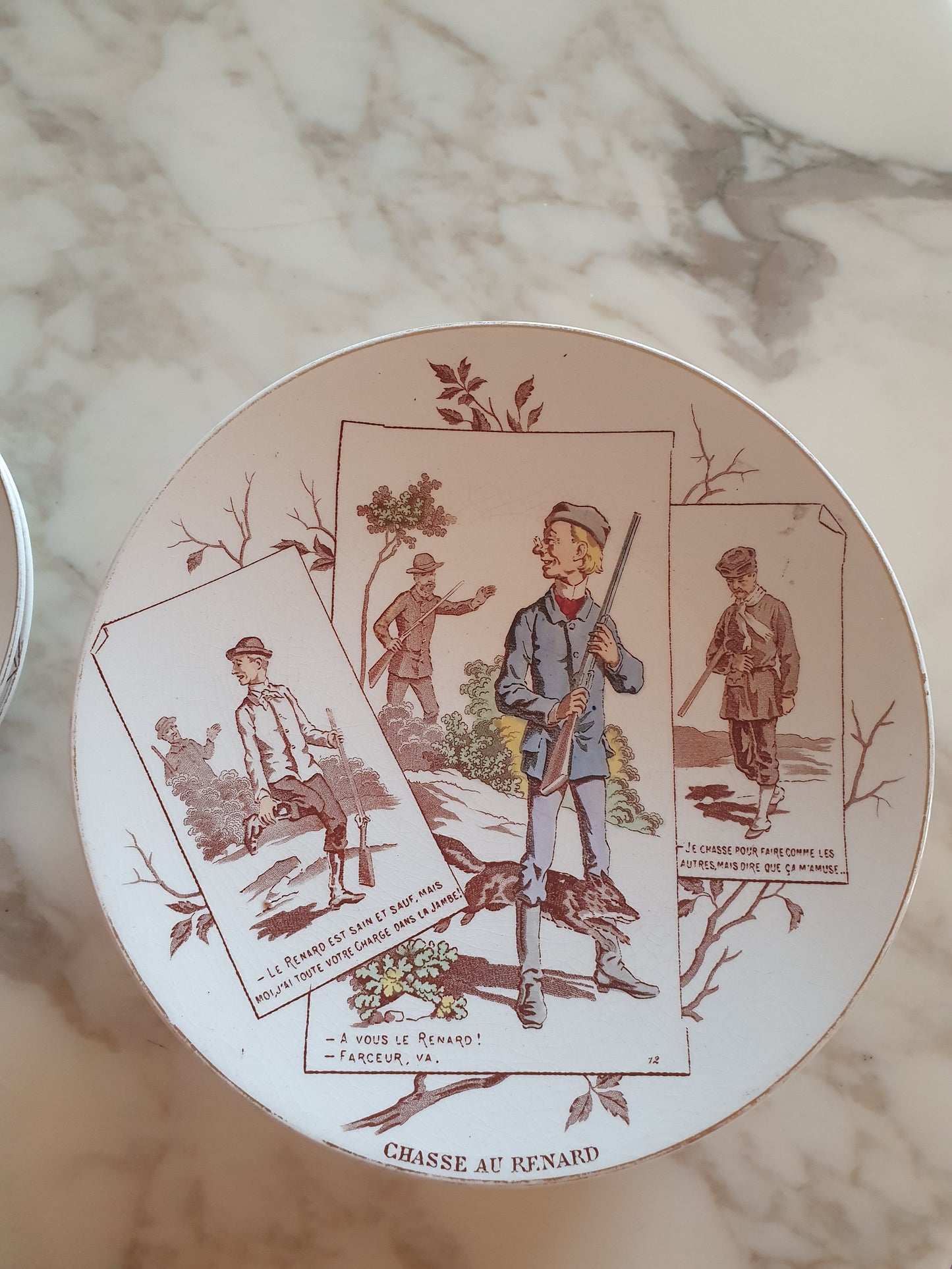 Assiettes Sarreguemines