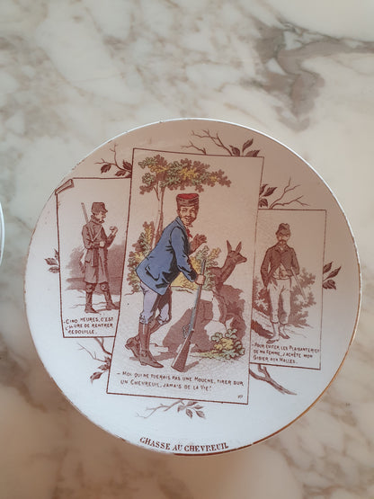 Assiettes Sarreguemines