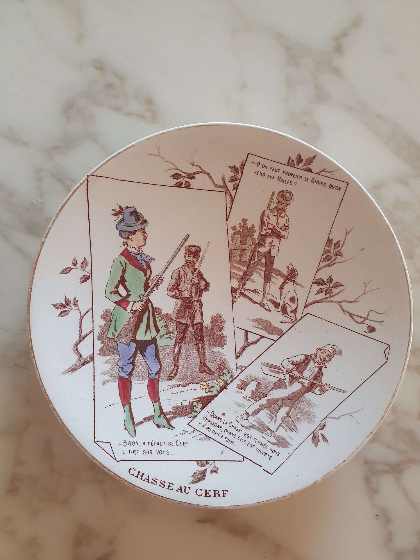 Assiettes Sarreguemines