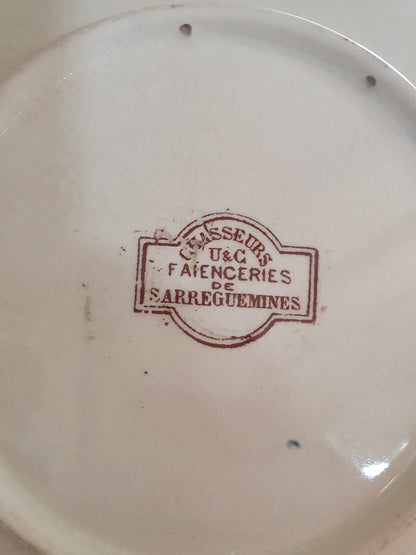 Assiettes Sarreguemines